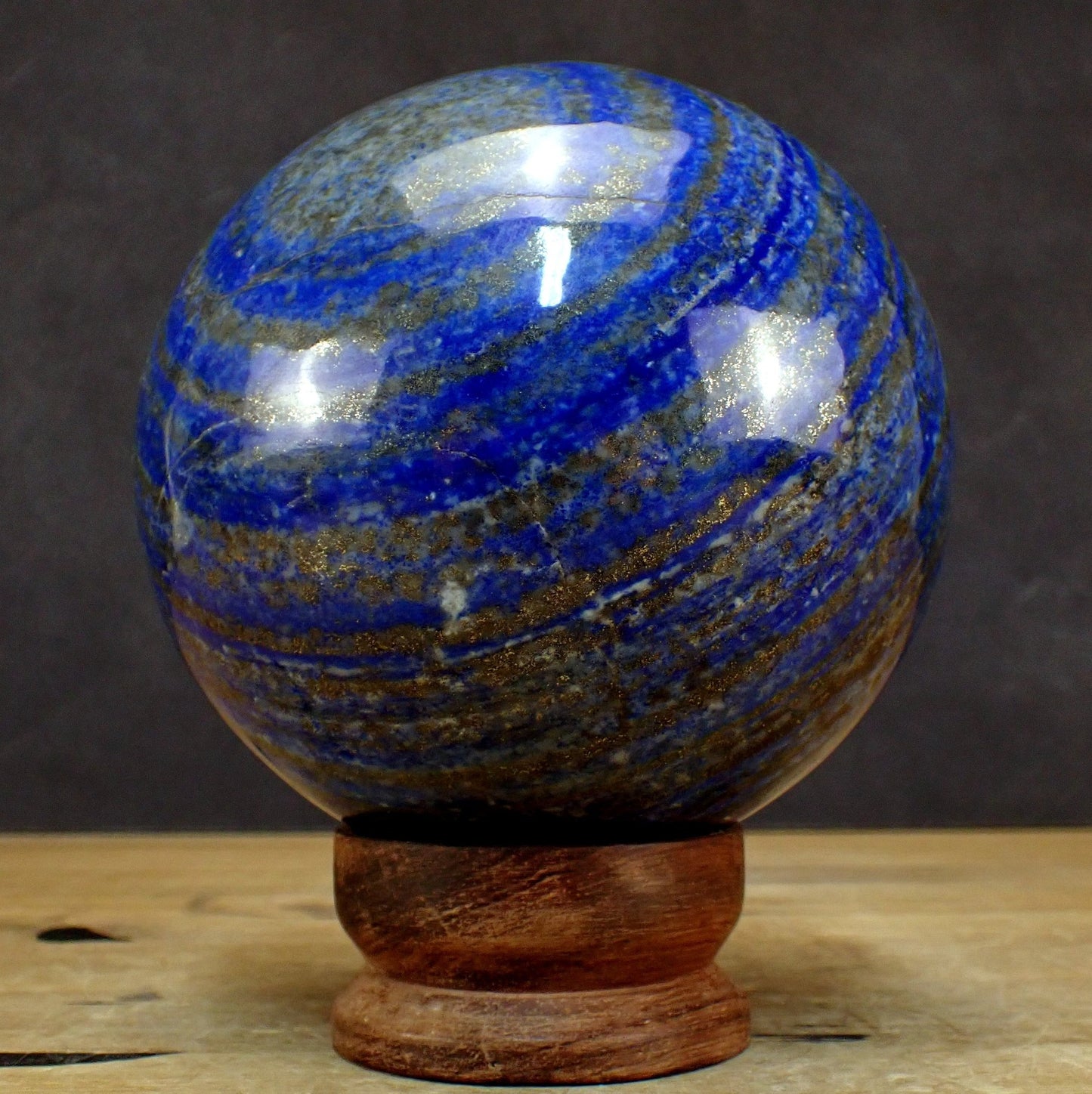 Große Königsblaue Lapislazuli-Kugel - 4987,77g - 155mm