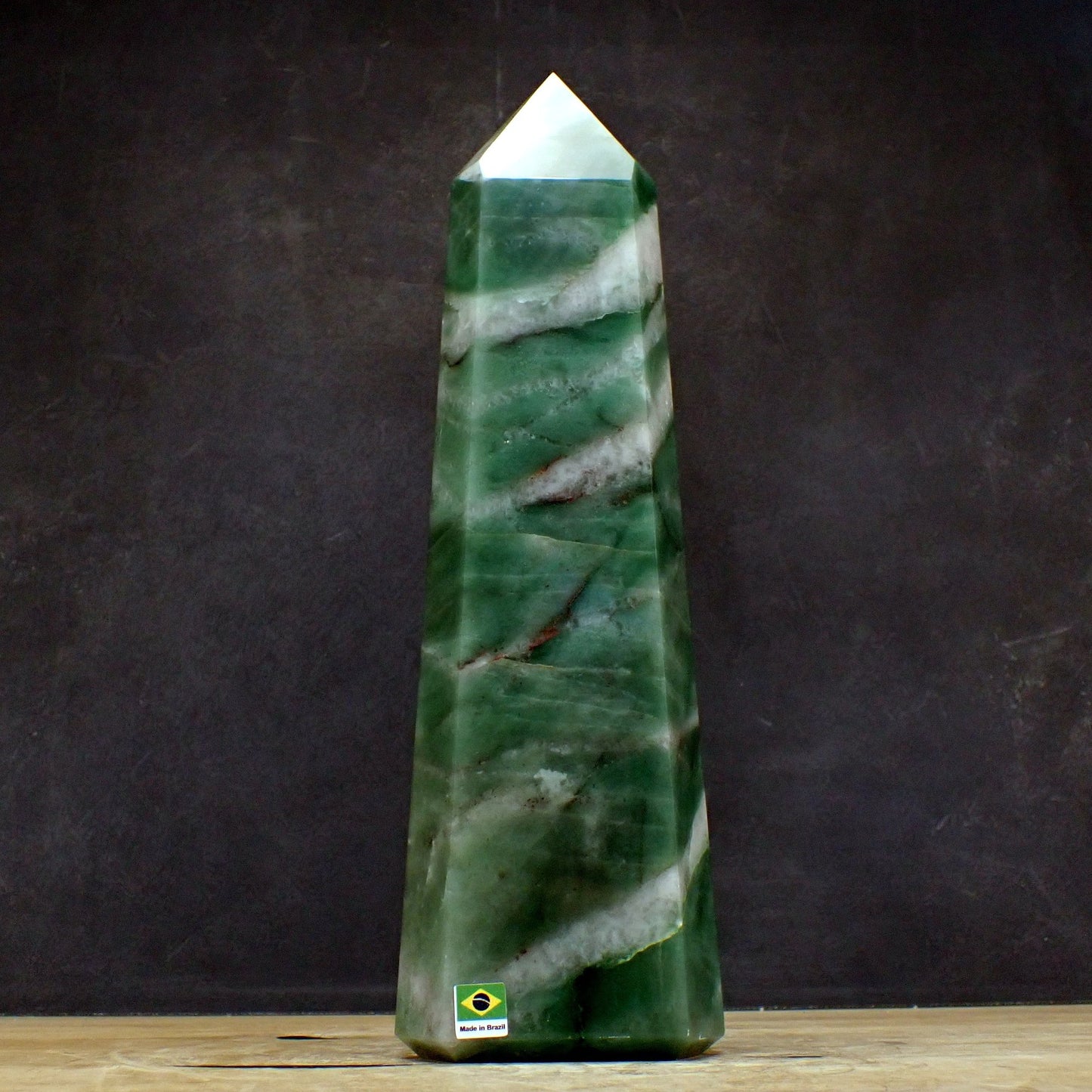 Sehr Großer Aventurin Obelisk aus Brasilien - 2874,44g