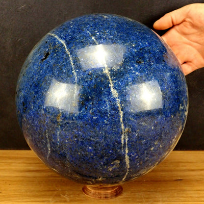 Große Dekorative Blaue Lapislazuli-Kugel - 24498 g - 260mm