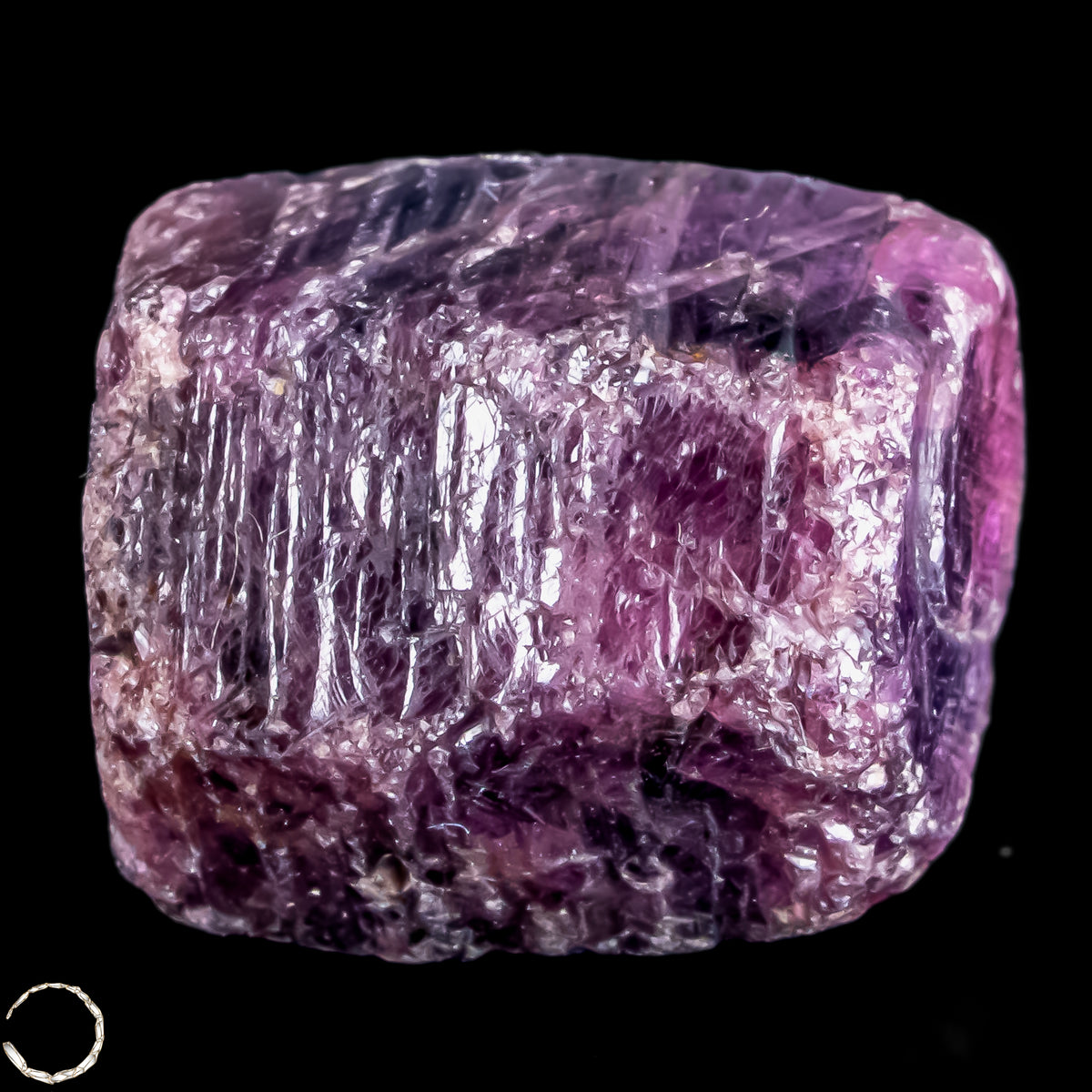 Seltener Padparadscha Farbener Saphirekristall aus Tansania - 8,21g -41,05ct