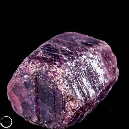 Seltener Padparadscha Farbener Saphirekristall aus Tansania - 8,21g -41,05ct