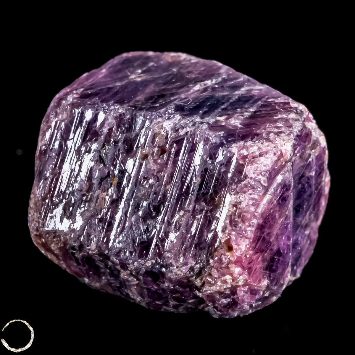 Seltener Padparadscha Farbener Saphirekristall aus Tansania - 8,21g -41,05ct