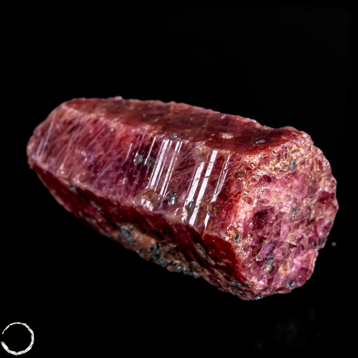Natürlicher Rubinkristall aus Myanmar, Unbehandelt -7,35g -36,75ct