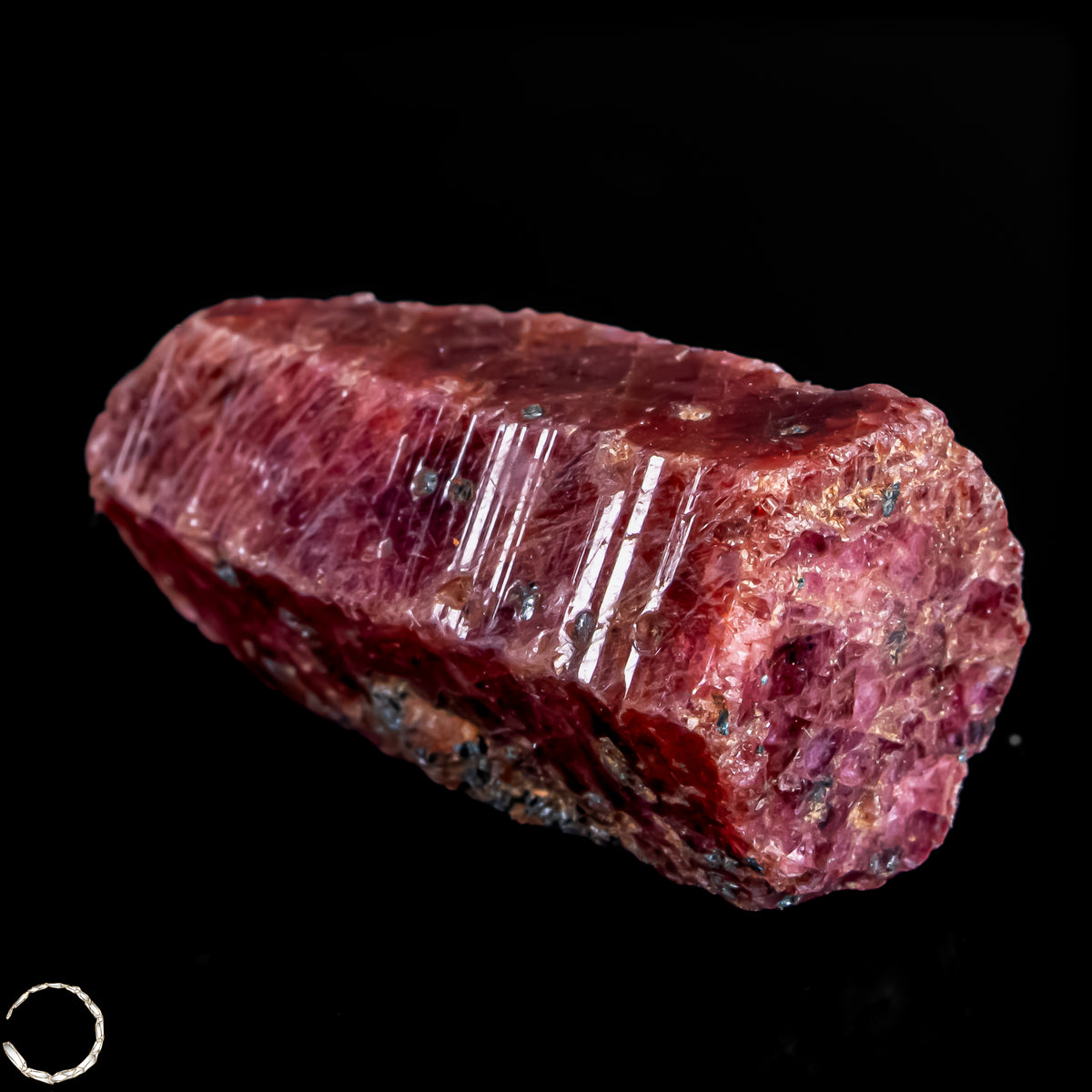 Natürlicher Rubinkristall aus Myanmar, Unbehandelt -7,35g -36,75ct