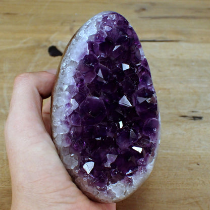 Amethyst Ei Druse  – 1037,75g – 145x81x75mm