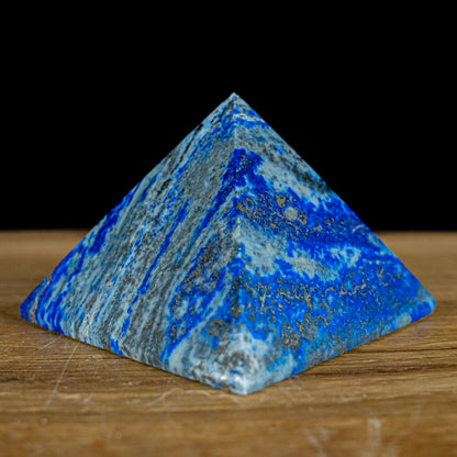 Natürliche Große Dekorative AAA++ Lapislazuli Pyramide - 461,78g