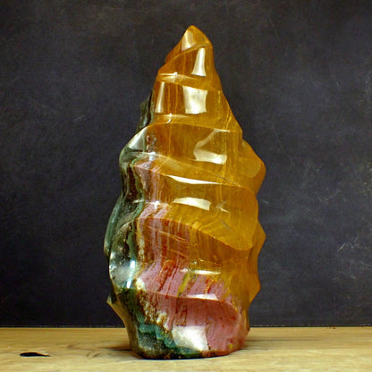 Natürliche Funkelnde Amazonit-Agate-Jaspis Flamme - 5908,85g