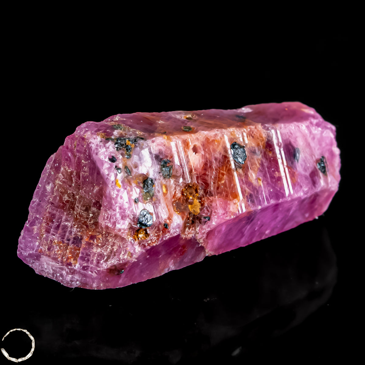 Natürlicher Rubinkristall aus Myanmar, Unbehandelt -5,16g -25,8ct