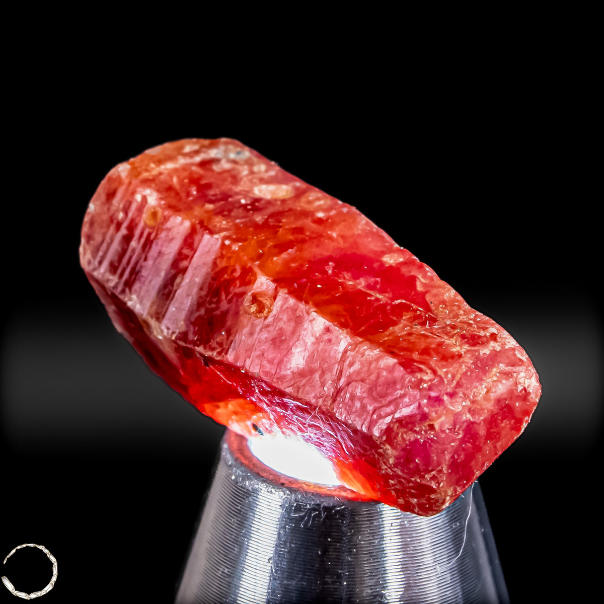 Natürlicher Rubinkristall aus Myanmar, Unbehandelt -2,88g -14,4ct