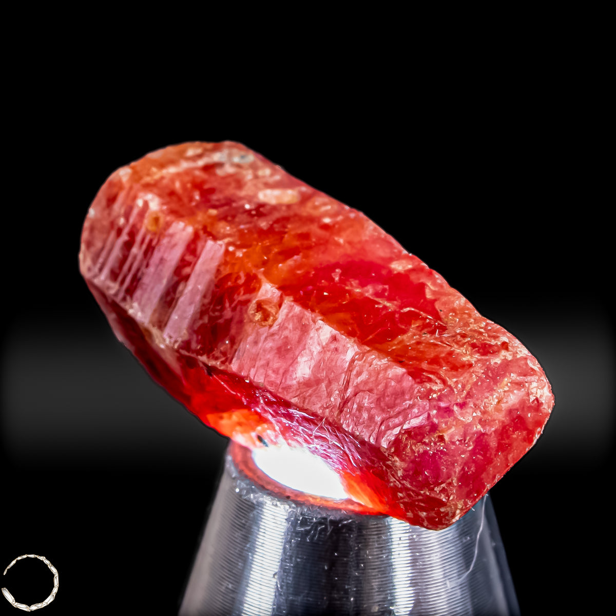 Natürlicher Rubinkristall aus Myanmar, Unbehandelt -2,88g -14,4ct