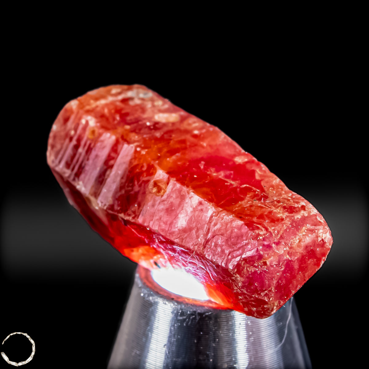 Natürlicher Rubinkristall aus Myanmar, Unbehandelt -2,88g -14,4ct