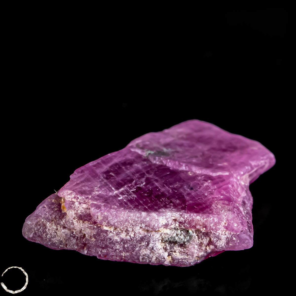 Seltener Padparadscha Farbener Saphirekristall aus Tansania - 4,31g -21,55ct