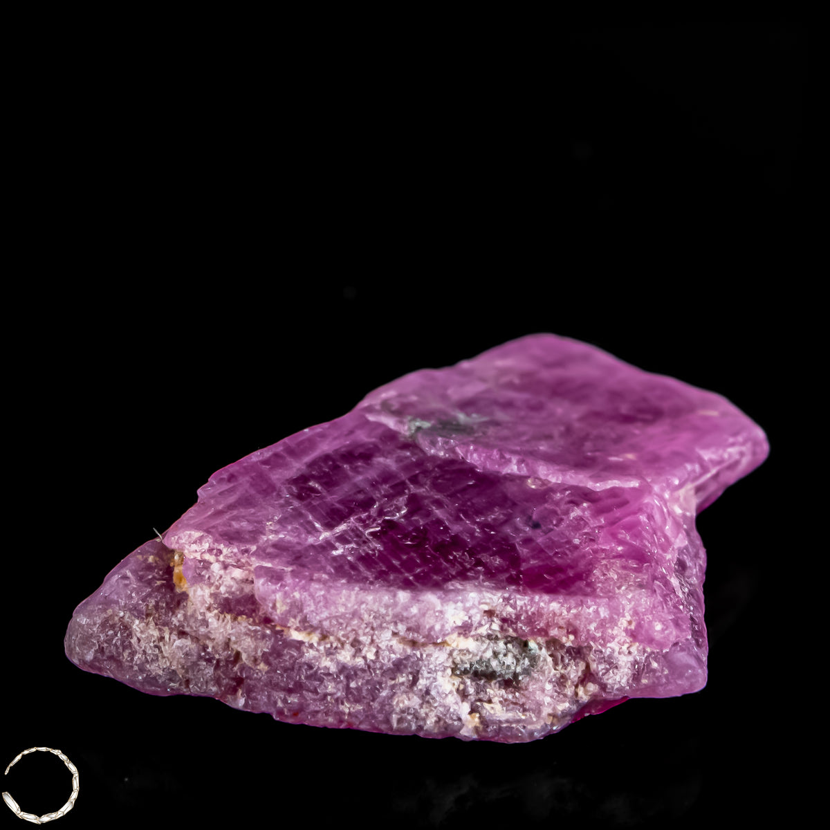 Seltener Padparadscha Farbener Saphirekristall aus Tansania - 4,31g -21,55ct