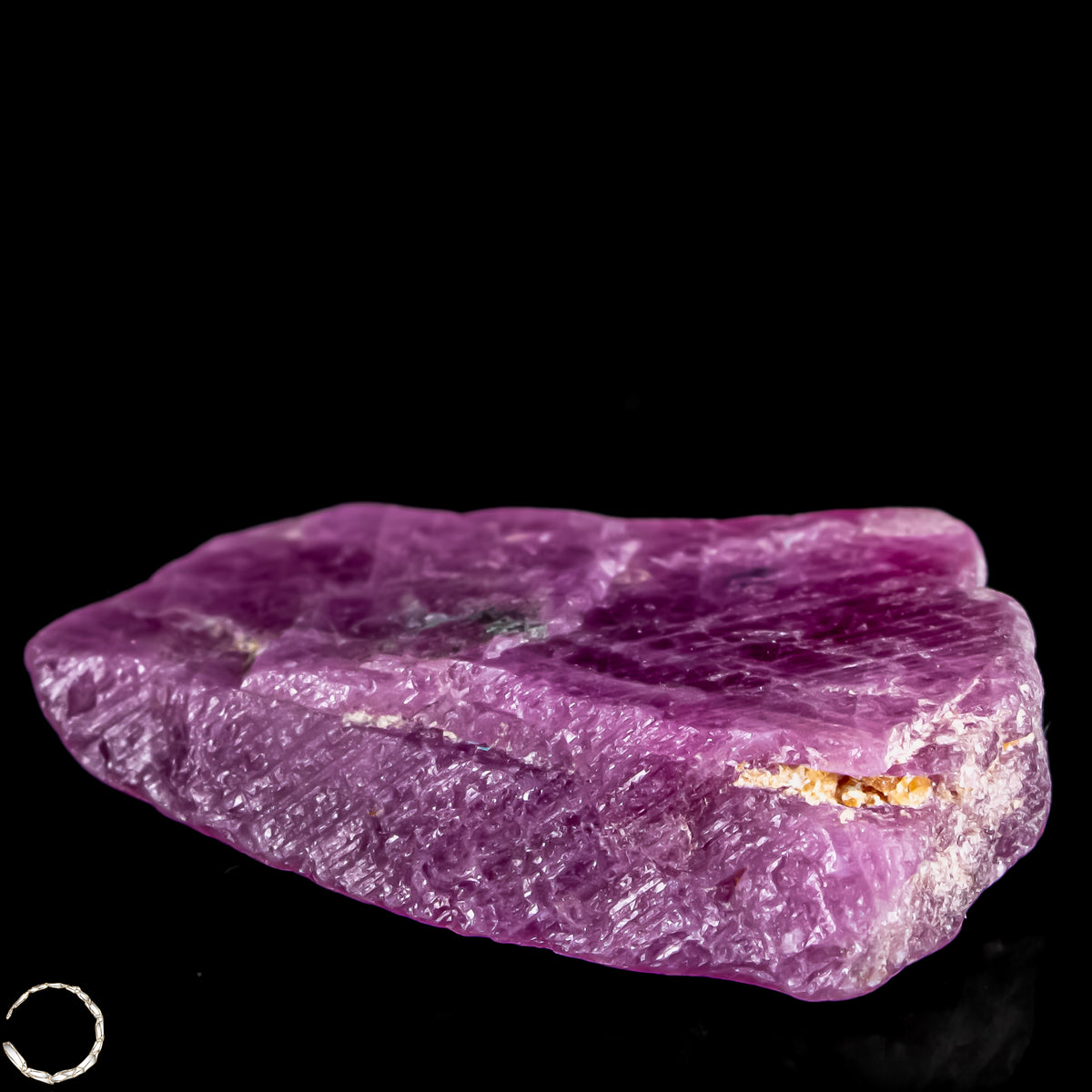 Seltener Padparadscha Farbener Saphirekristall aus Tansania - 4,31g -21,55ct