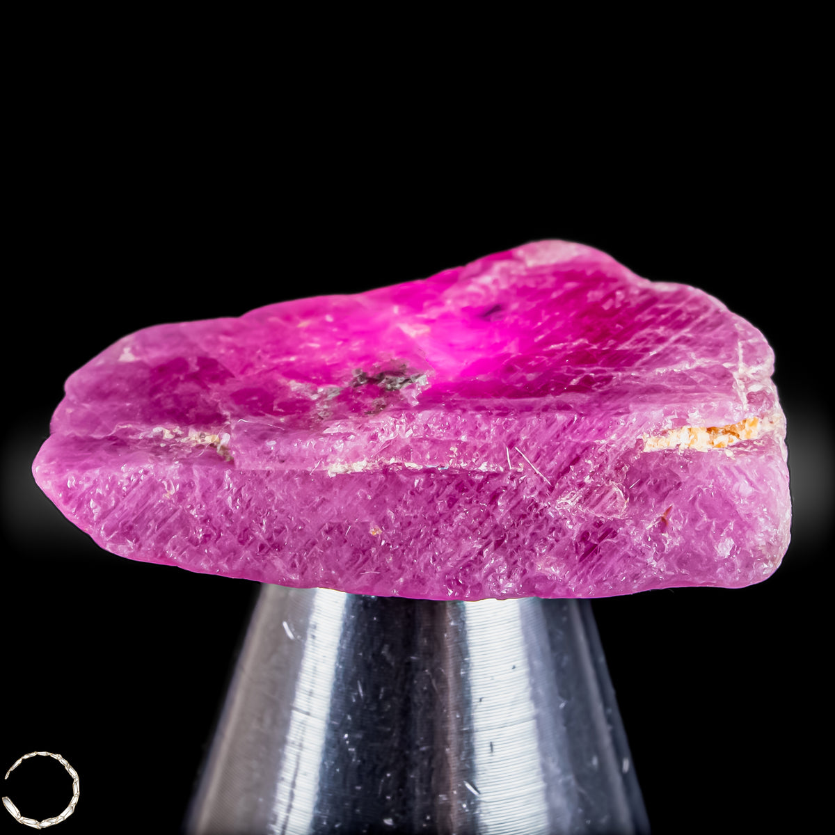Seltener Padparadscha Farbener Saphirekristall aus Tansania - 4,31g -21,55ct