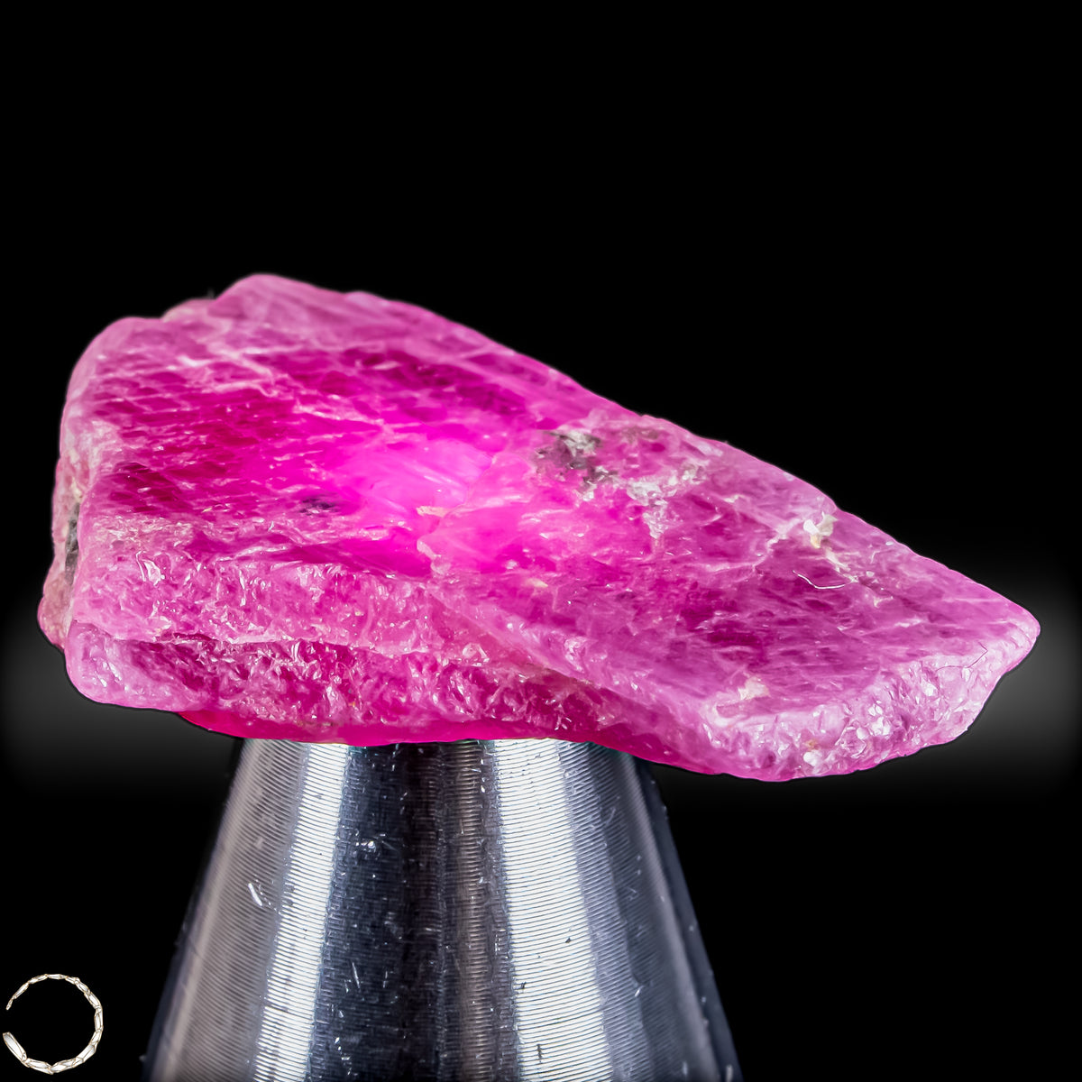 Seltener Padparadscha Farbener Saphirekristall aus Tansania - 4,31g -21,55ct