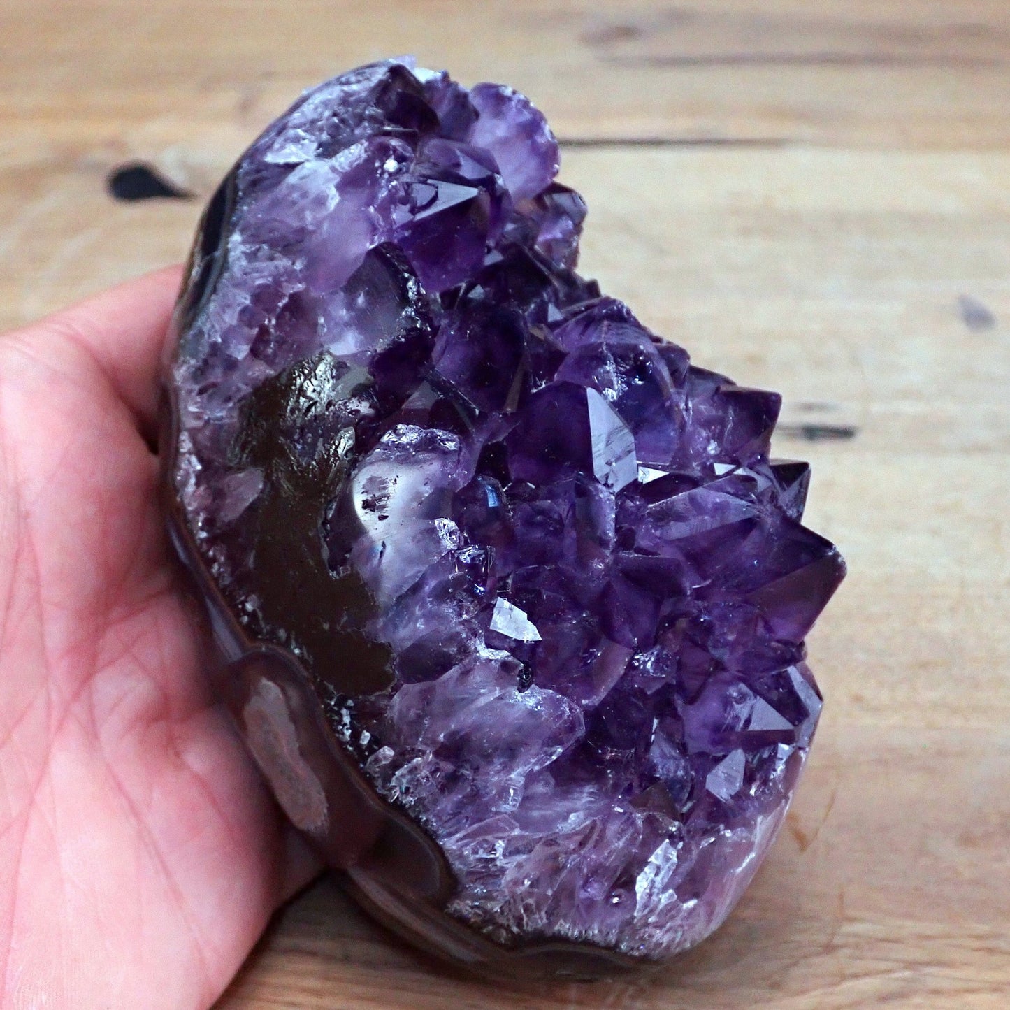 Wunderschönes Amethyst Ei Druse  – 812,84g