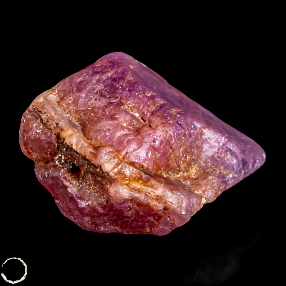 Natürlicher Rubinkristall aus Myanmar, Unbehandelt -5,32g -26,6ct