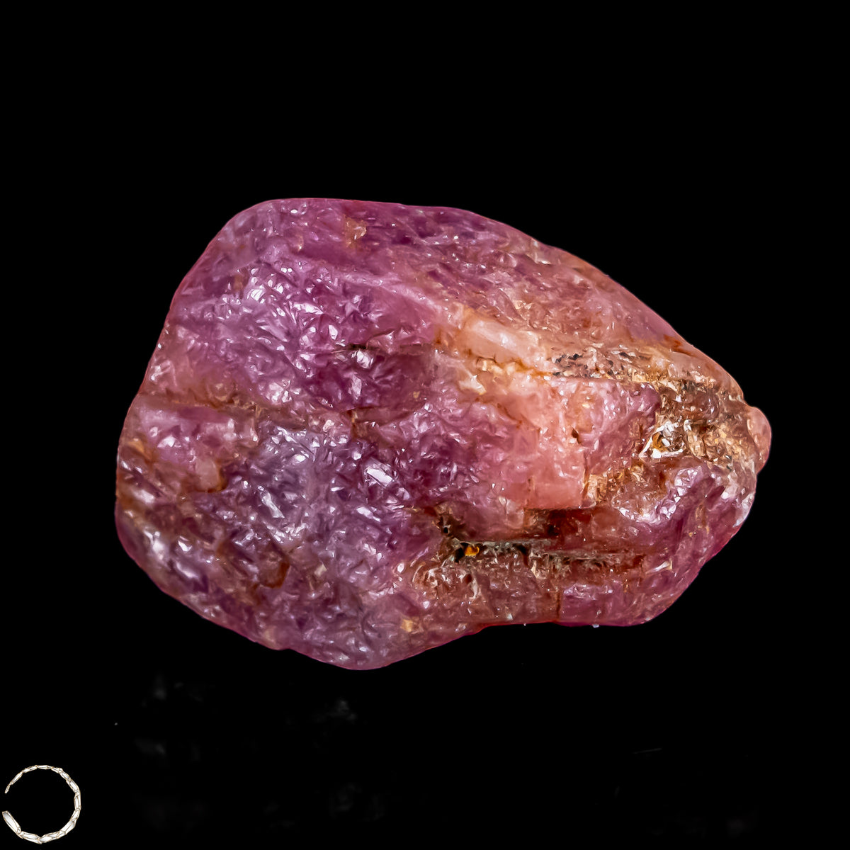 Natürlicher Rubinkristall aus Myanmar, Unbehandelt -5,32g -26,6ct