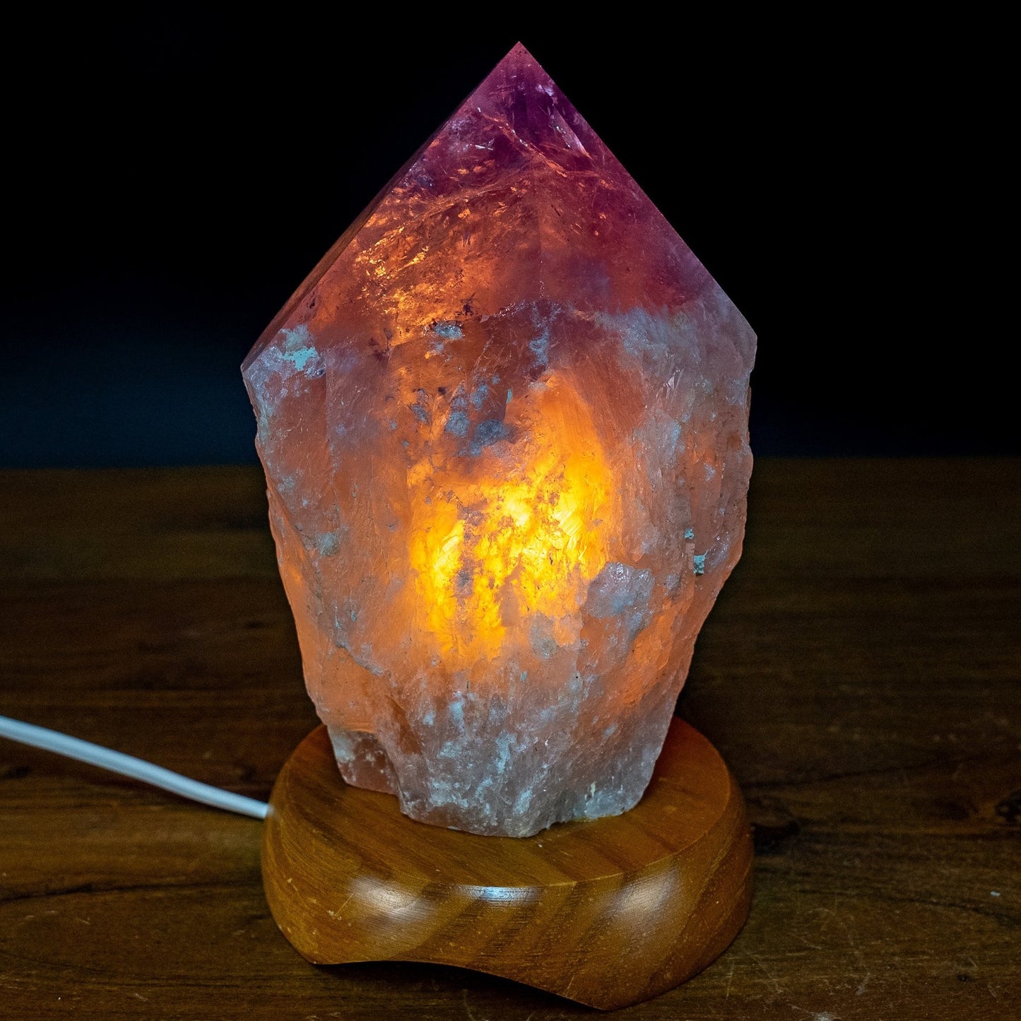 Seltene Amethyst Lampe aus Bolivien - 2125,89g