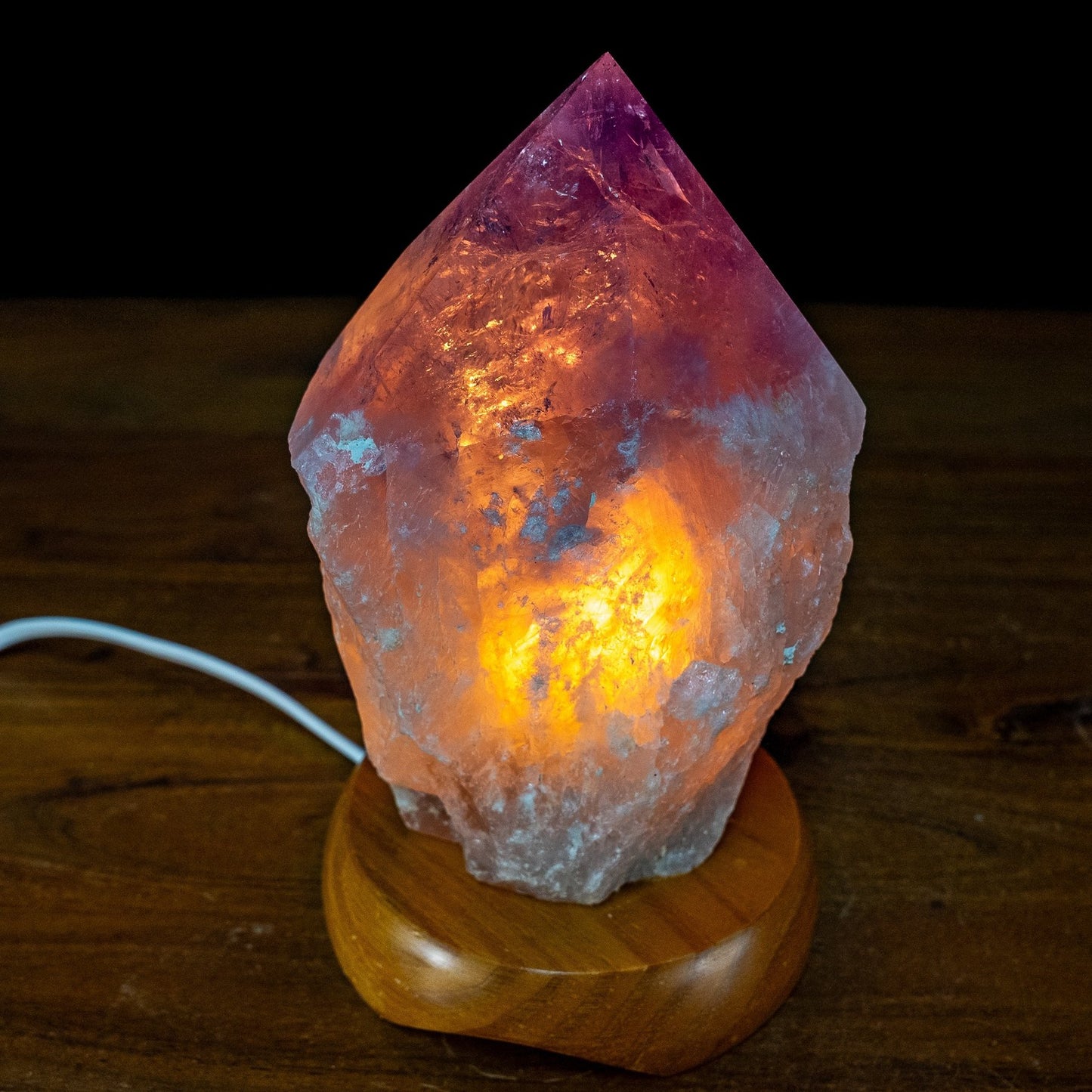 Seltene Amethyst Lampe aus Bolivien - 2125,89g