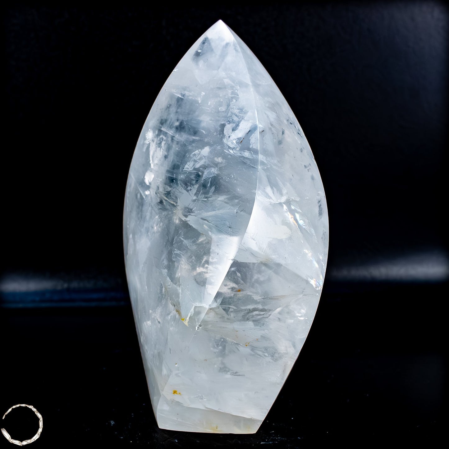 Natürlicher Quarz-Kristall Flamme, Brasilien - 654,35g