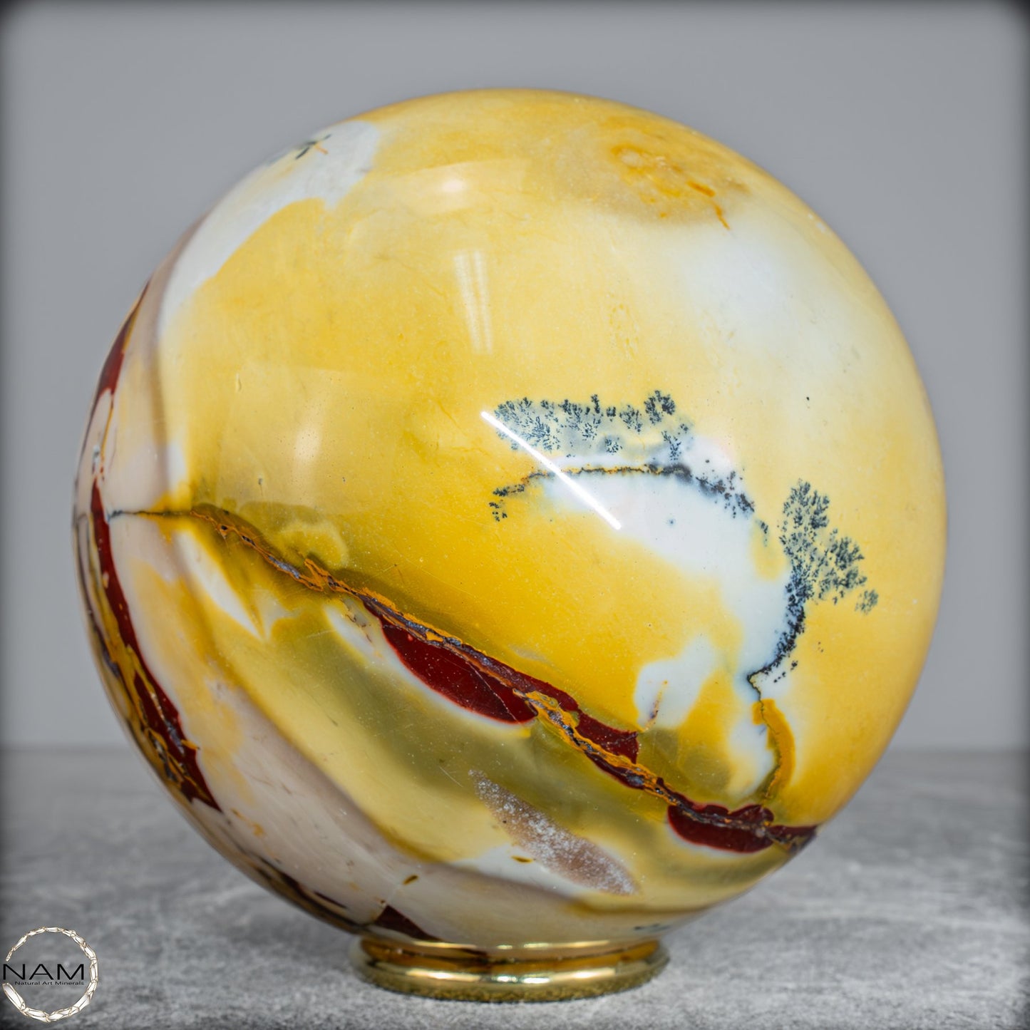 Natürliche Mookait Kugel aus Australien - 1947,55g - 115mm