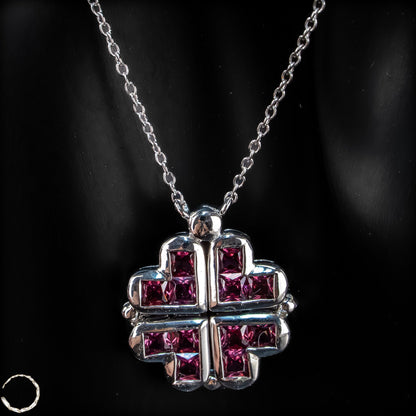 Ausdrucksstarke Rubin-Kette – zeitlose Eleganz mit Charakter -6,03g  - 30,15ct