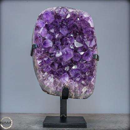 Natürliche Amethyst-Kristalle/Druse auf Ständer - 12881,84g