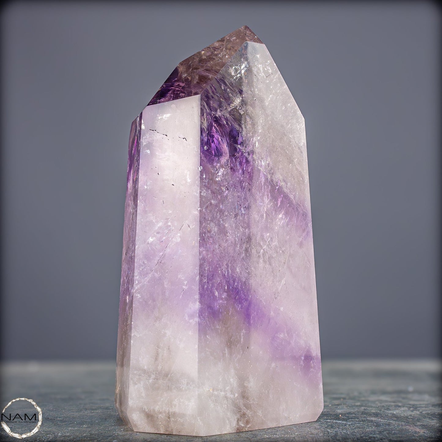 Natürliche, Sehr Seltene Amethyst-Kristall Spitze, Brasilien - 644,19g