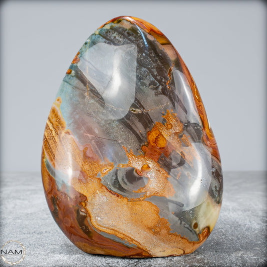 Natürliche Polychrome Jaspis Kristall-Freiform - 570,17g