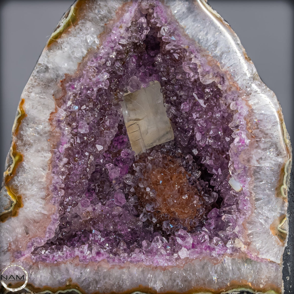 Amethyst-Druse Kathedrale – Naturwunder aus Uruguay –1663,29g