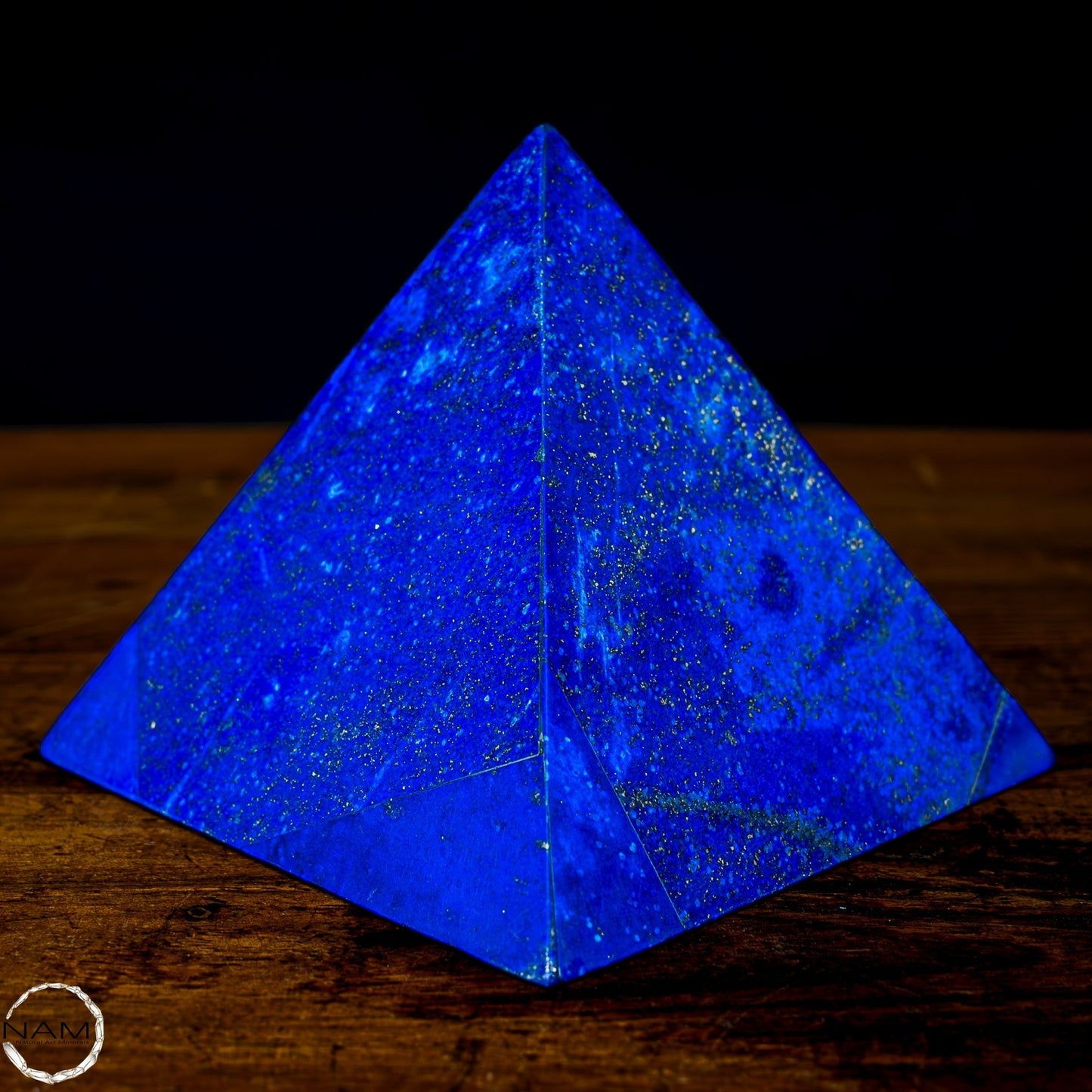 Natürliche Dekorative Lapislazuli Pyramide, Höchste Qualiität - 701,81g