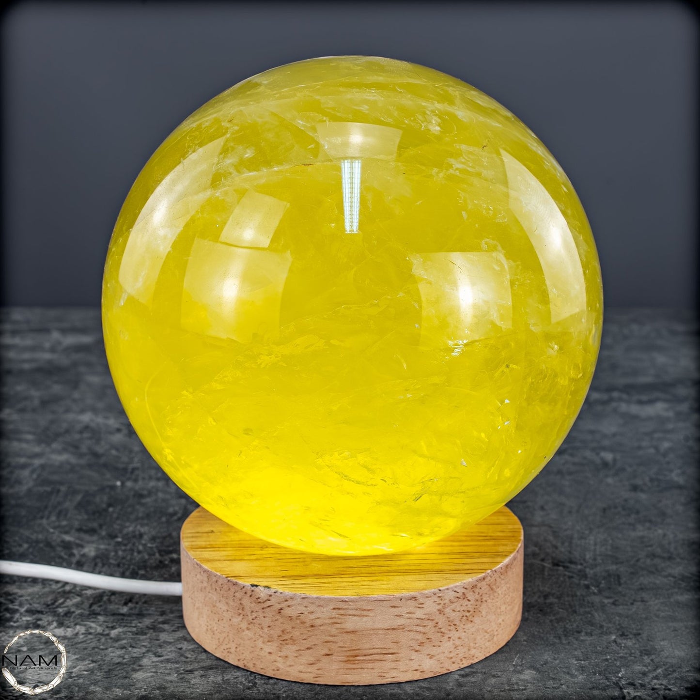 Top Qualität Transparenter Citrin Kristall Kugel - Brasilien - 1925,67g