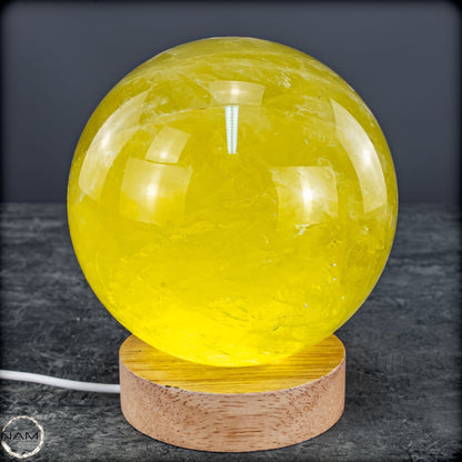 Top Qualität Transparenter Citrin Kristall Kugel - Brasilien - 1925,67g