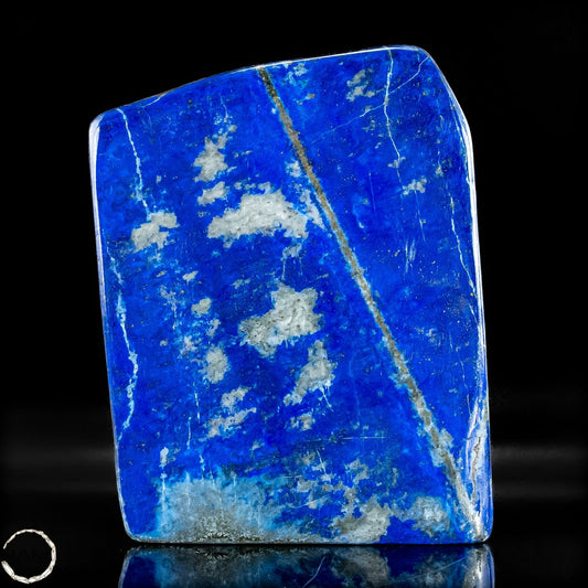 Natürliche Lapislazuli Kristall-Freiform - 616,61g
