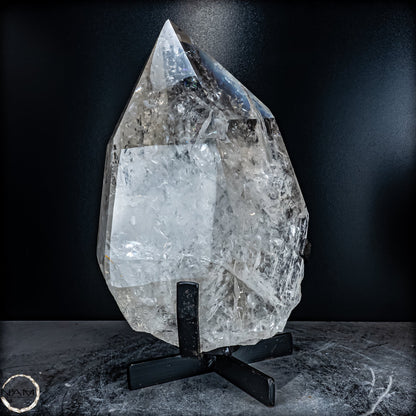 Natürlicher Lumerische Quartz Kristall Phantom auf Ständer - 10802,49g