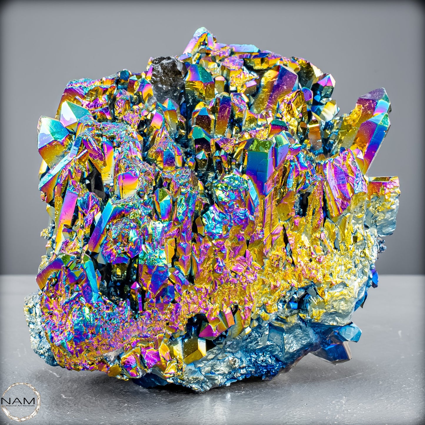 Wunderschönes Aura-Amethyst Kristallcluster – 1478,26g