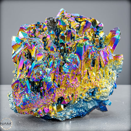 Wunderschönes Aura-Amethyst Kristallcluster – 1478,26g