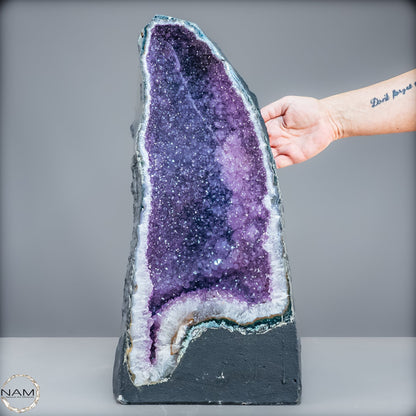 Natürliche Intensive Amethyst-Achat-Kristall Kathedrale/Druse - 20990,55g