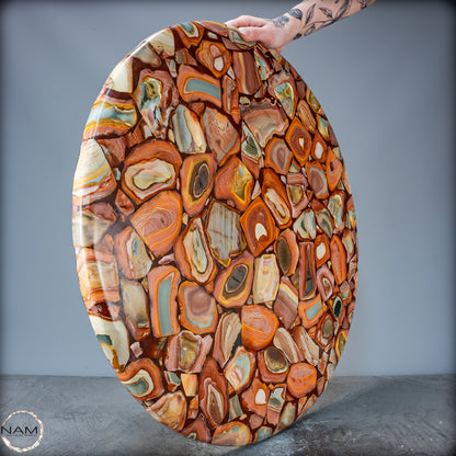 Wunderschöne Tisch-Platte aus Natürlichem Jasper - 13984,11g