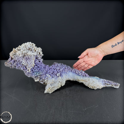 Natürliche "Traubenachat" Botryoidal Chalcedony-Formation Skulptur -4920,76g