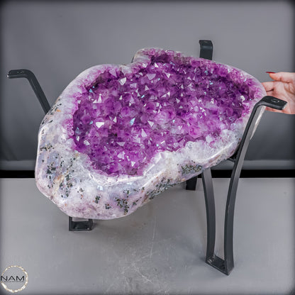 Amethyst-Tisch – Exklusive Kristallkunst -27326,59g