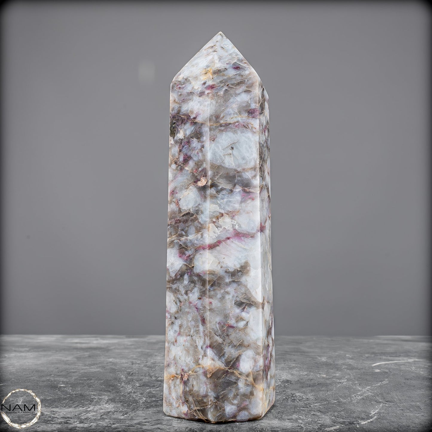 Einzigartiger Rubellit-Obelisk - 535,55g