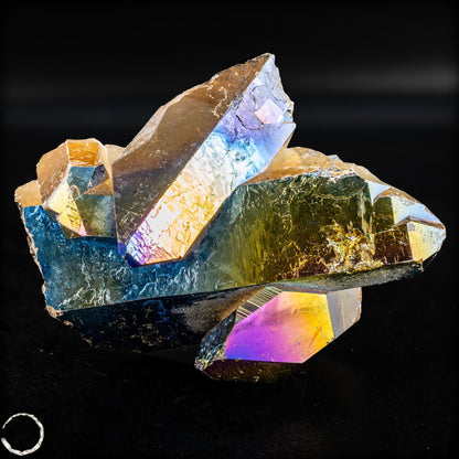 Aura Cluster – Regenbogenkristall voller Energie und Magie – 254,25g