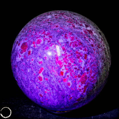 Natürliches Rubin-Kristall Kugelaus Myanmar -545,99g