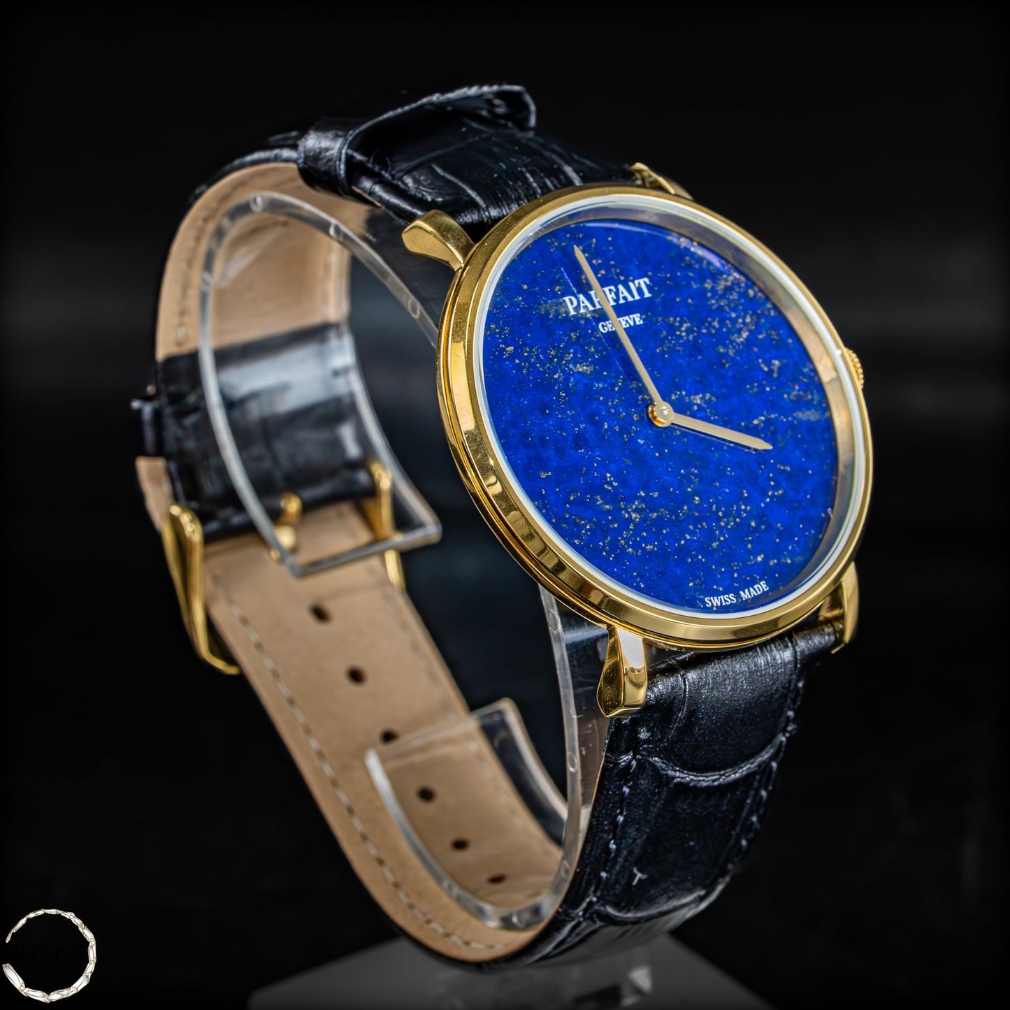 Exklusive Lapis-Lazuli Uhr mit Schweizer Uhrwerk - 44,55g 222,75ct