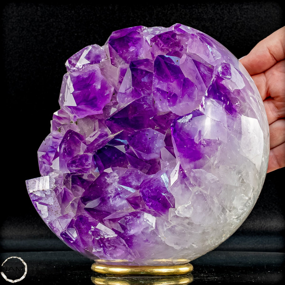Natürliche Amethyst Kugel aus Uruguay von höchster Qualität  – 3923,31g