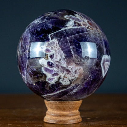 Natürliche Chevron-Amethyst Kristallkugel aus Bolivien - 1611,18g - 110mm