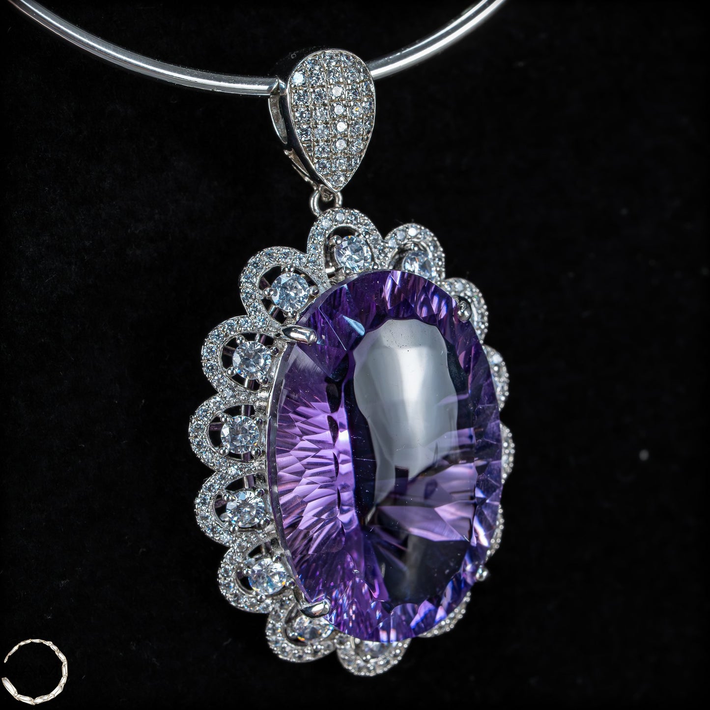 Amethyst-Anhänger – ein Meisterwerk aus Licht, Tiefe und Eleganz 15,64g 78,2ct